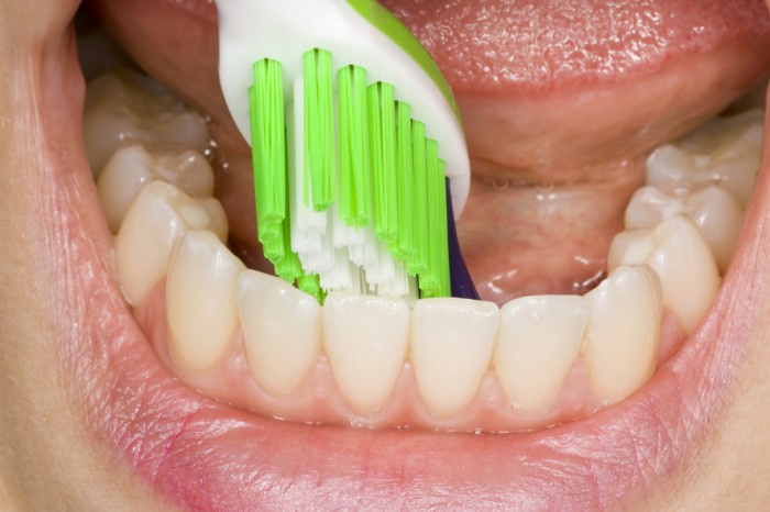 Reinigung der Zähne